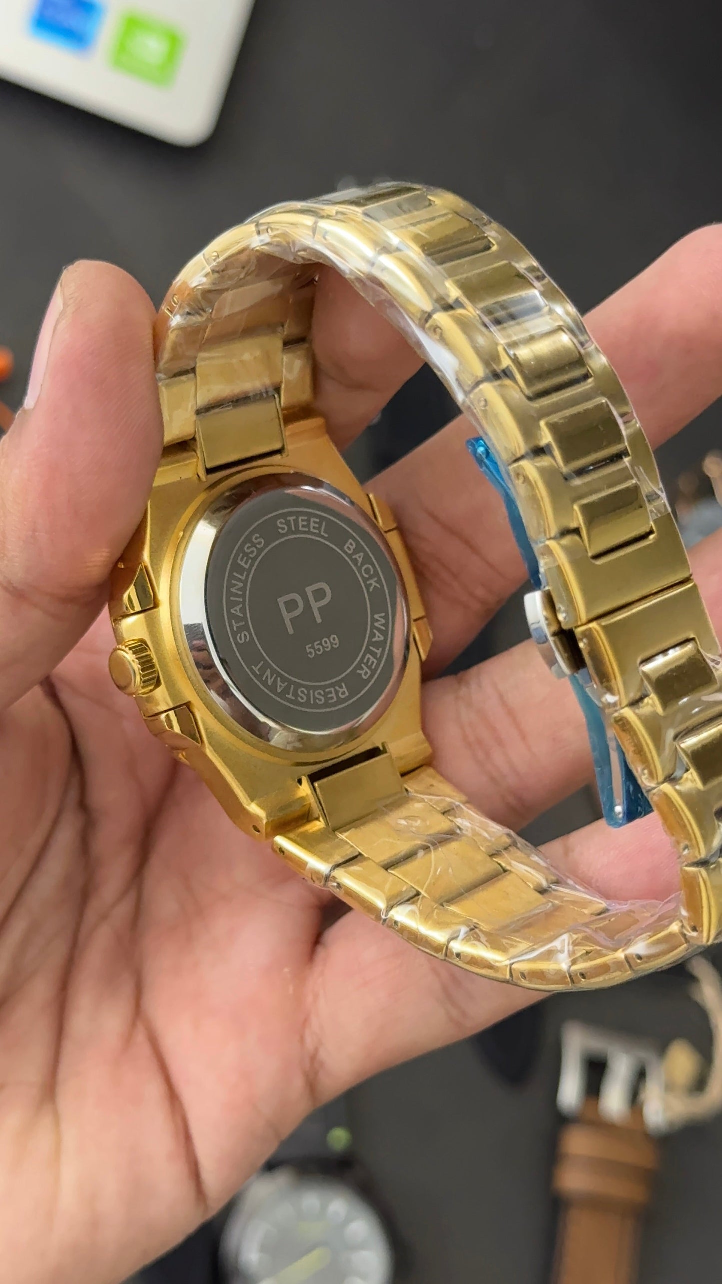 Pp Gold Chain | White Dial