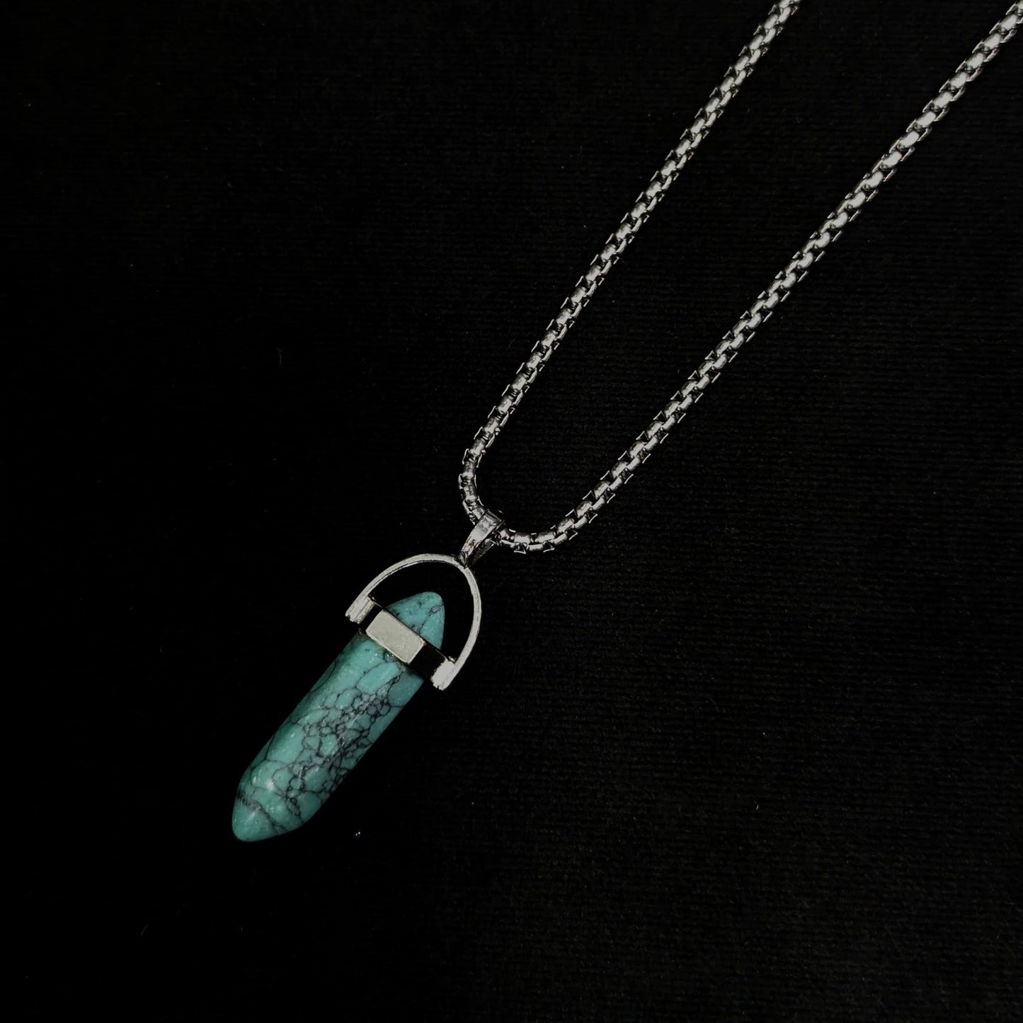 Aura stone locket