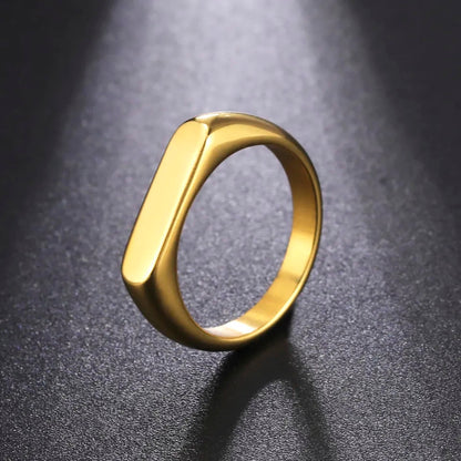 Italian Sterling Gold Ring for Men/Women