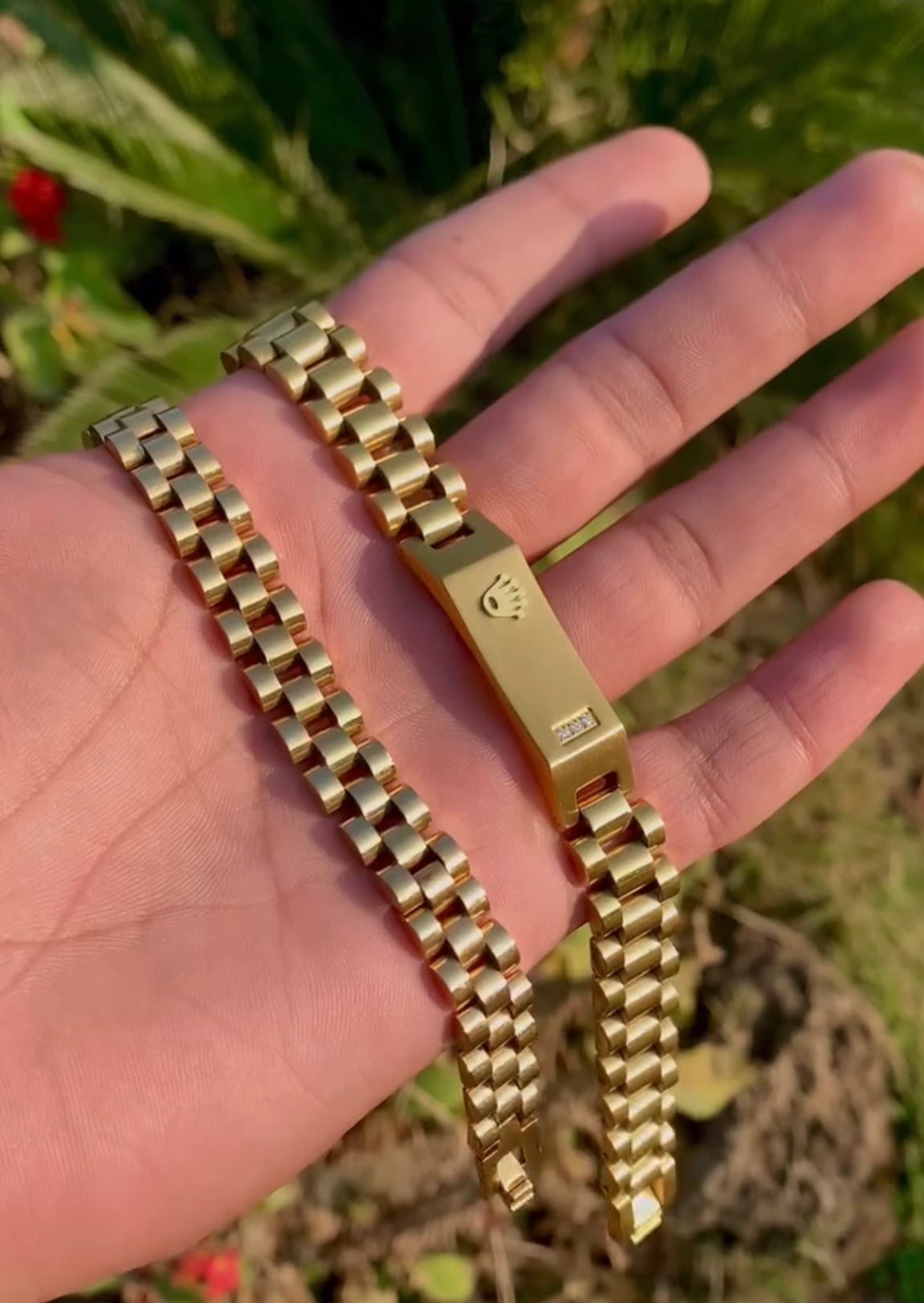 Duo Gold Bracelet Set