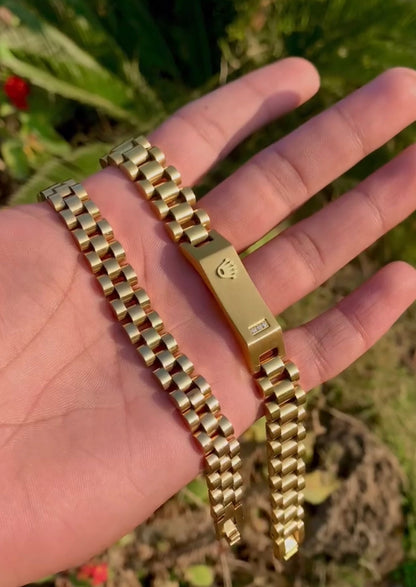 Duo Gold Bracelet Set