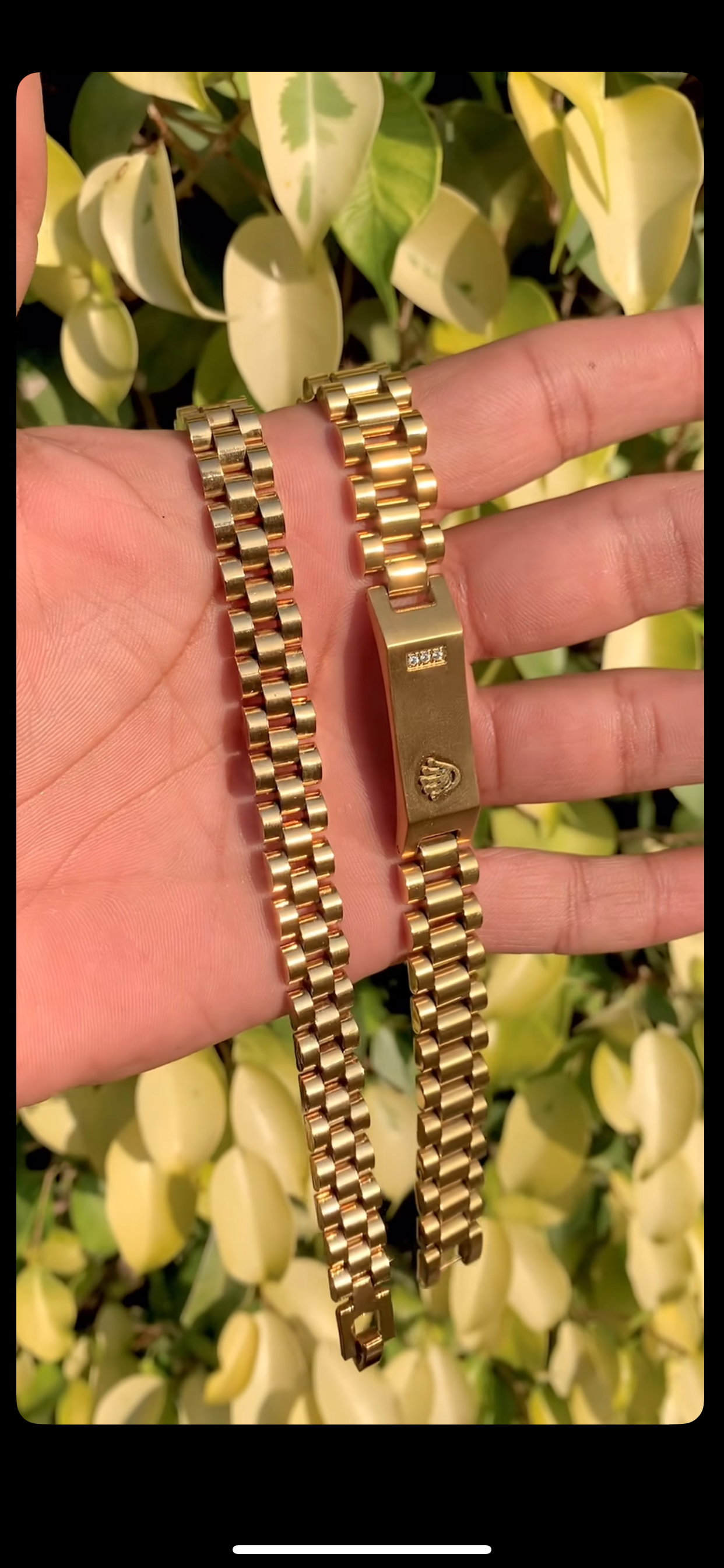 Duo Gold Bracelet Set