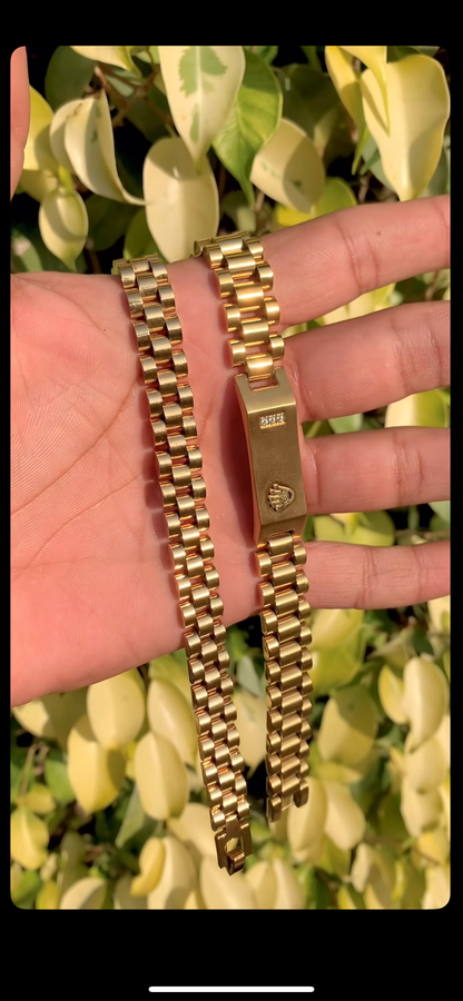 Duo Gold Bracelet Set