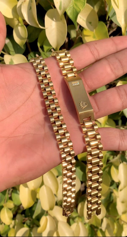 Duo Gold Bracelet Set