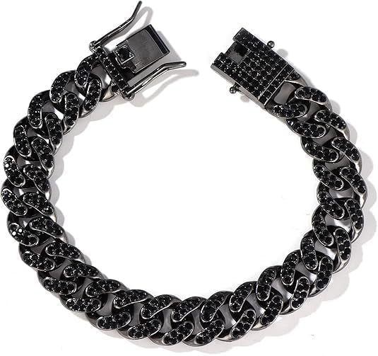 BLACK CRYSTAL BRACELET ONLY