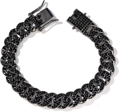 BLACK CRYSTAL BRACELET ONLY