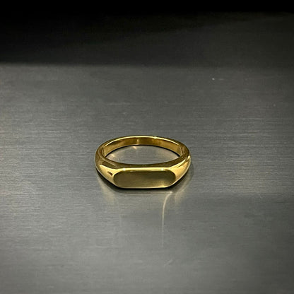 Italian Sterling Gold Ring for Men/Women