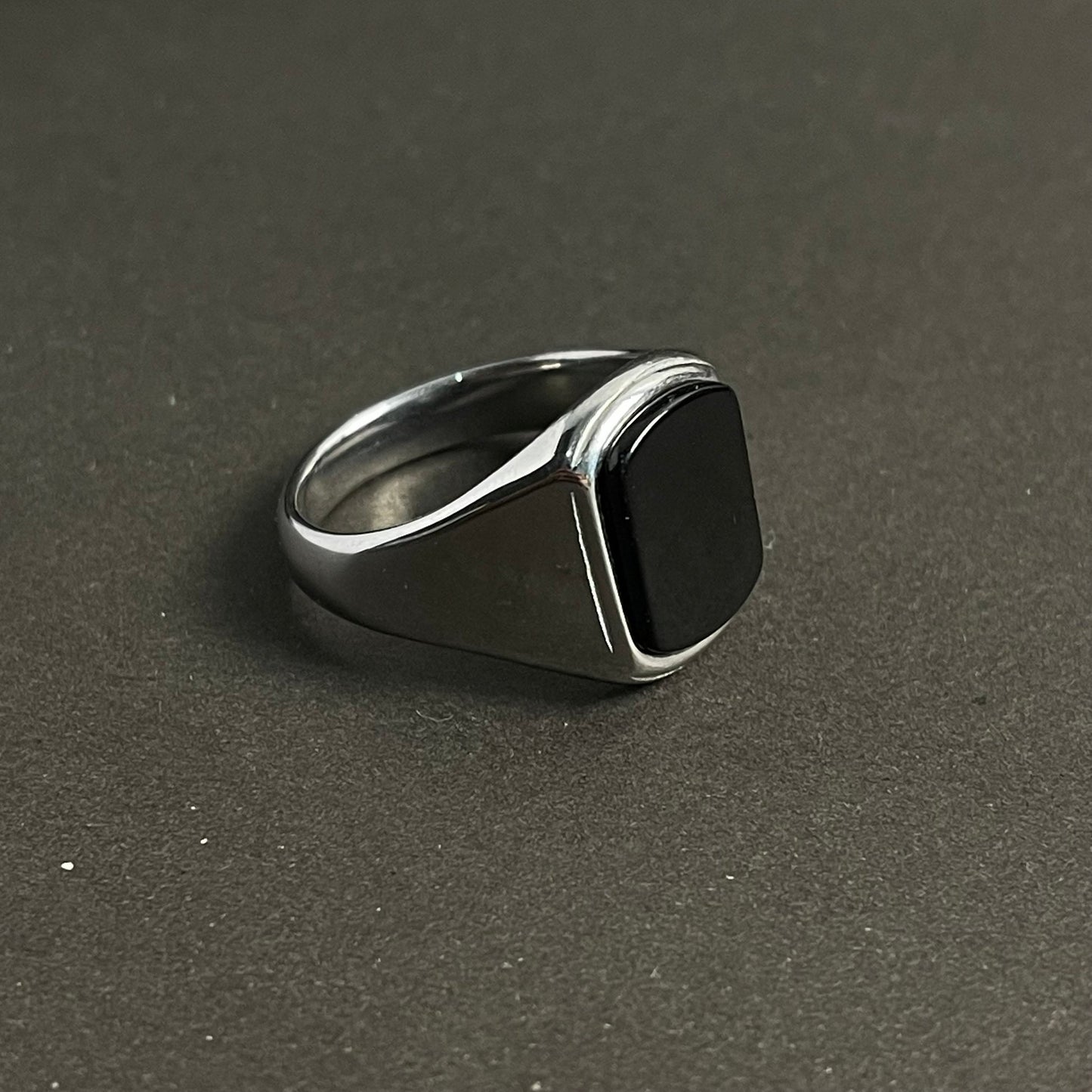 Silver Jasper Stone Ring for Men and Women