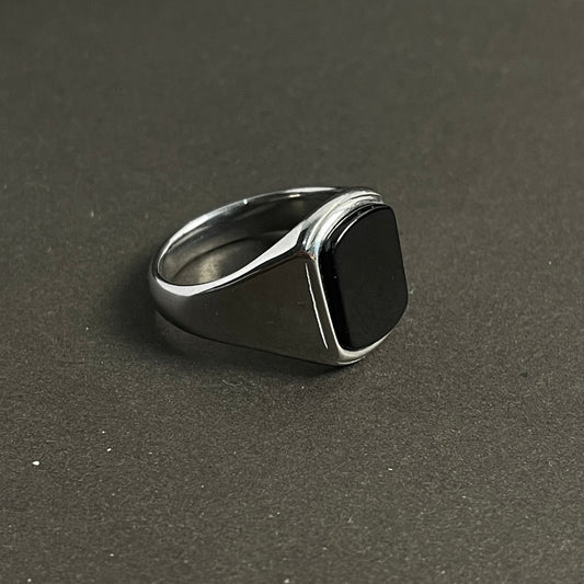 Silver Jasper Stone Ring for Men and Women